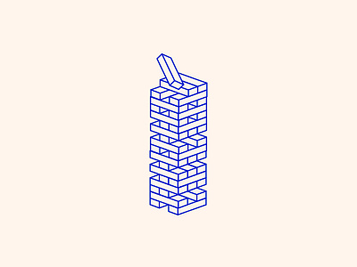 Adult Jenga Stamps by Blake N. Behrens on Dribbble