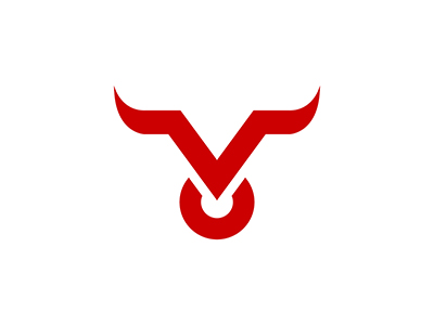 Ultra Minimal Bull Logo by Michael Thompson on Dribbble