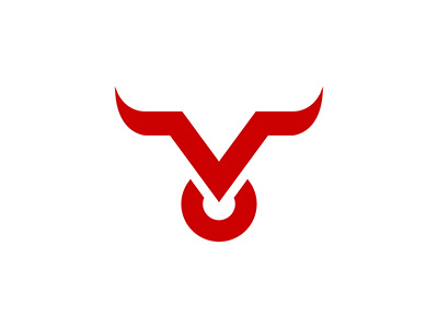 Ultra Minimal Bull Logo