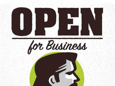 Business in the Front… animation design modo mullet type