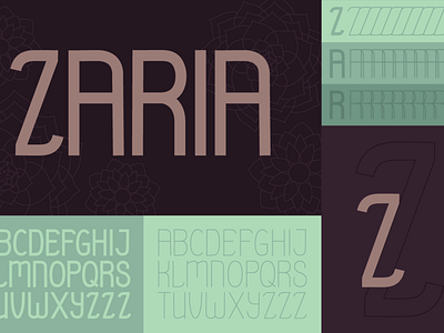 Zaria, a new typeface. atlanta creative design type typeface