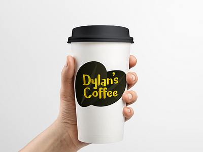 Daily Logo Challenge 006 challenge coffee coffee shop combination mark daily logo challenge dailylogochallenge day 6 dylans coffee logo logo design