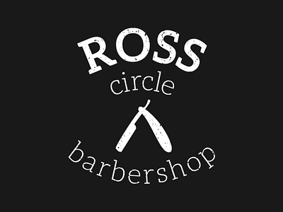 Daily Logo Challenge 013 barber barbershop challenge combination mark daily logo challenge dailylogochallenge day 13 logo logo design logotype ross circle barbershop