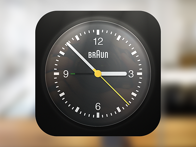 Braun Alarm Clock alarm app blablabla blablablabla braun clock icon sveglia