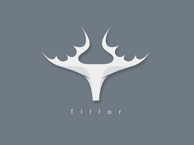 Tillor deer logo simple