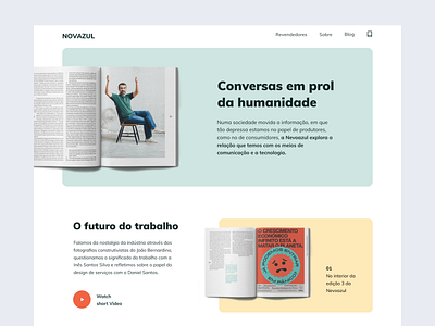 Novazul design ui uidesign web