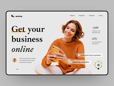 Gatalog - Marketing Agency Landing page