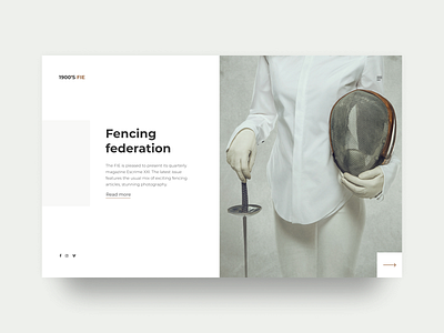 Fencing federation design ui uidesign