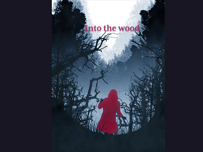 Into The Wood digital illustration photoshop