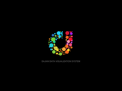 DAJIAN Data Visual Logo Design design logo