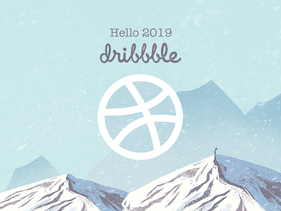 Hello Dribbble! ui 插图 活版印刷 设计