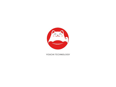 YOUCAI technology logo design cat design house sale housing agency ingots law shooting room logo design logodesign lucky cat red second hand house ui wealth wealthfront 品牌 商标 插图
