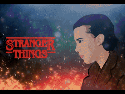 Stranger Things artwork advertising aftereffects agency animation eleven graphicdesgn lagos motion motion animation nigeria photoshop series stranger things strangerthings tvseries
