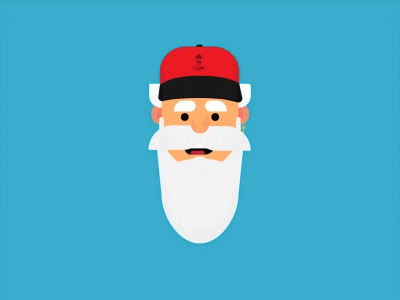 Bad Santa Claus adobe advertising africa aftereffects agency animation art christmas design gif graphicdesgn holiday illustration lagos motion nigeria santa typography vector xmas
