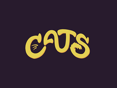 Cats cats handlettering