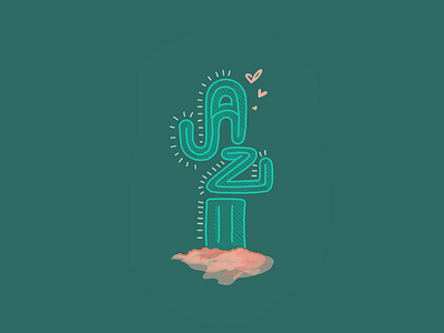 Arizona Lettering arizona cactus handlettering lettering