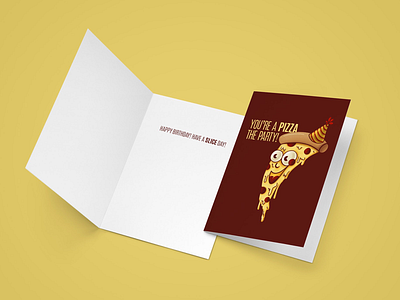 You’re A Pizza The Party aiga raleigh card greeting card illustration st. jude
