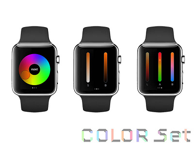 Apple Watch UI - ColorSet - The On-the-Go Hue Chooser