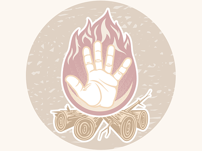 Campfire 5 affinity designer branding illustration vector