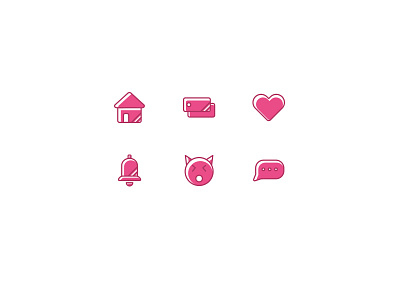 Pink Icon first icon pink