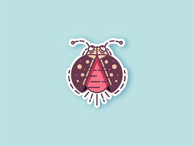 Insects flat illustration