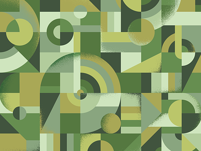 Geo Pattern geometric green monochromatic pattern