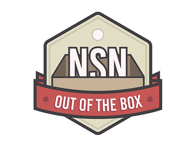 NSN out of the box design graphic identity logo nsn out of the box students