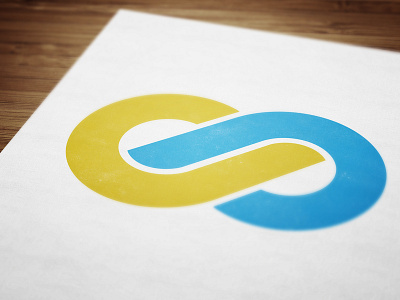 dp blue corporate design graphic icon illustrator infinity logo public yellow