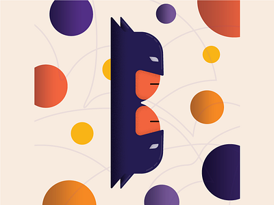 B is for BATMOODS 36 days of type batman characer comics dc face mood purple type
