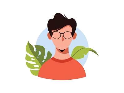 01. Male Avatar Icon avatar flat design illustration people user interface vector