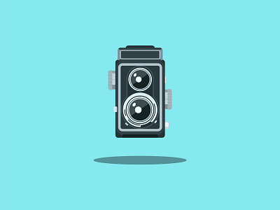 Analog Series 02 camera design flat flat design illustration object vector vintage