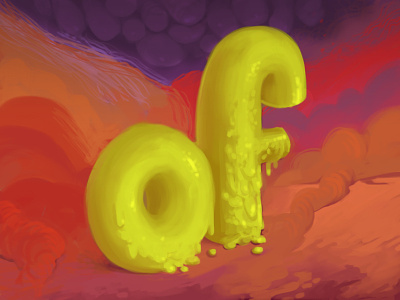 #2: of grotesque illustration melty painting photoshop typography