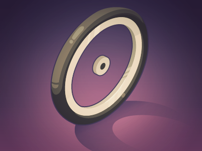 Tyre illustrator isometric