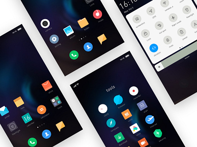 Theme app design flat icon illustration ios ui ux