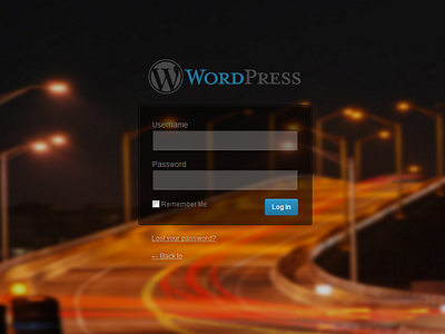 Wordpress Login Redux background blurry concept fullscreen login redo redux screen sign in wordpress