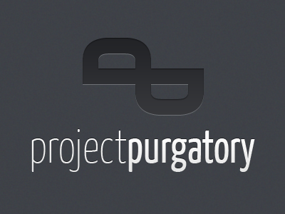 ProjectPurgatory Logo grey logo project purgatory white