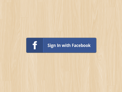 Facebook Sign In blue facebook login minimal sign in simple wood