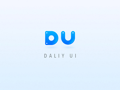 Day052 | Daily UI logo blue clean daily dailyui logo minimal ui