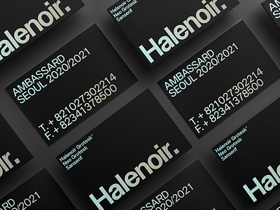 Halenoir font