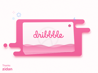 Hello Dribbble card debut