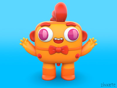 I´m Mr Chicken! HUG ME! 3d 3ds max character design illustration modeling vray