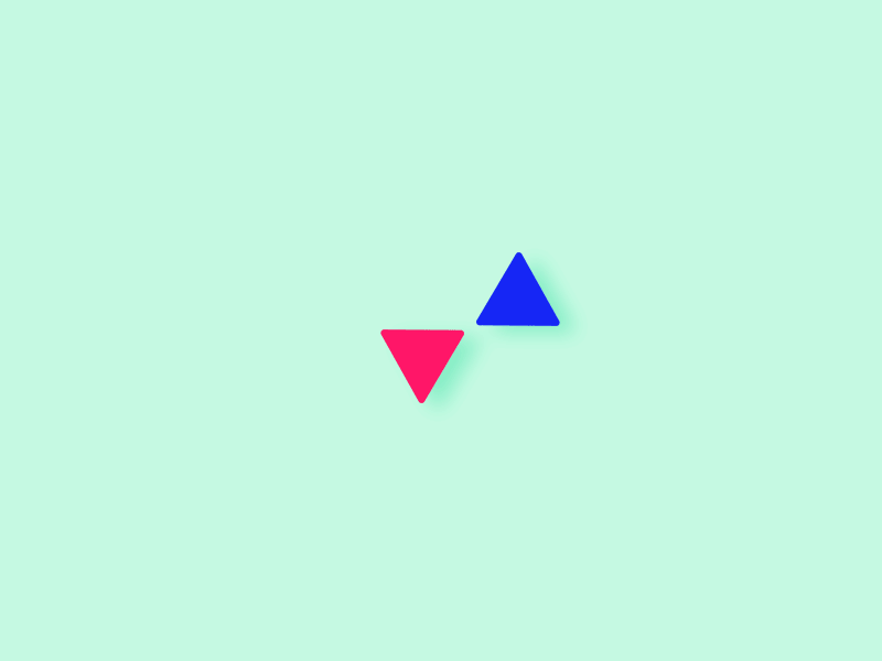 Triangle design illustration ui