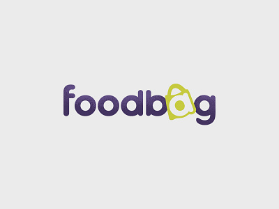 Foodbag - eco bag company bag branding food identity logo negative space shop