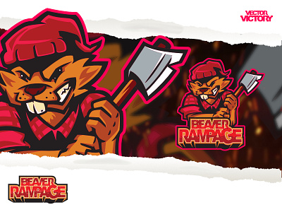 BEAVER RAMPAGE ESORTS LOGO