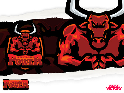 power muscle redbull sports logo