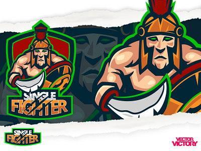 SINGLE FIGHTER SPARTAN ESPORTS LOGO