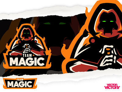 TEAM MAGIC ESPORTS LOGO adobeillustator cartoon cartoon illustration character dribbble game illustration logo mascot sports logo