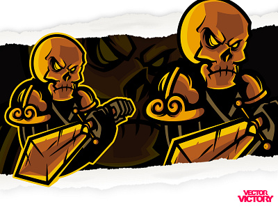 SKULL KNIGHT ESPORTS LOGO adobeillustator cartoon cartoon illustration character dribbble game illustration knight logo mascot sports logo