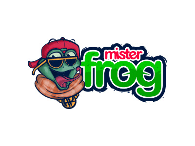 mister frog character frog illustration mascot