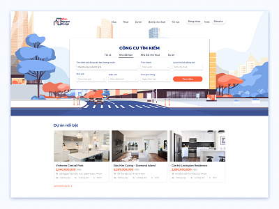 Real Estate Landing Page interactions redesign ui ux webdesign
